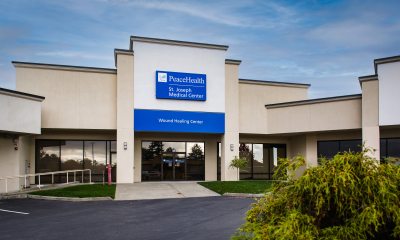 Exterior view of the PeaceHealth Wound Healing Center in Bellingham, Washington