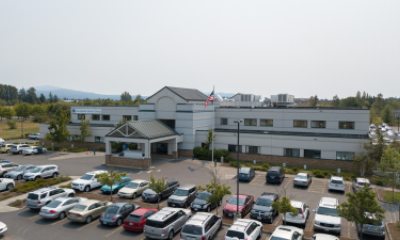 Exterior view of PeaceHealth Cordata Main building in Bellingham, Washington
