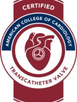 Seal of a Certified Transcatheter Valve Center from the American College of Cardiology