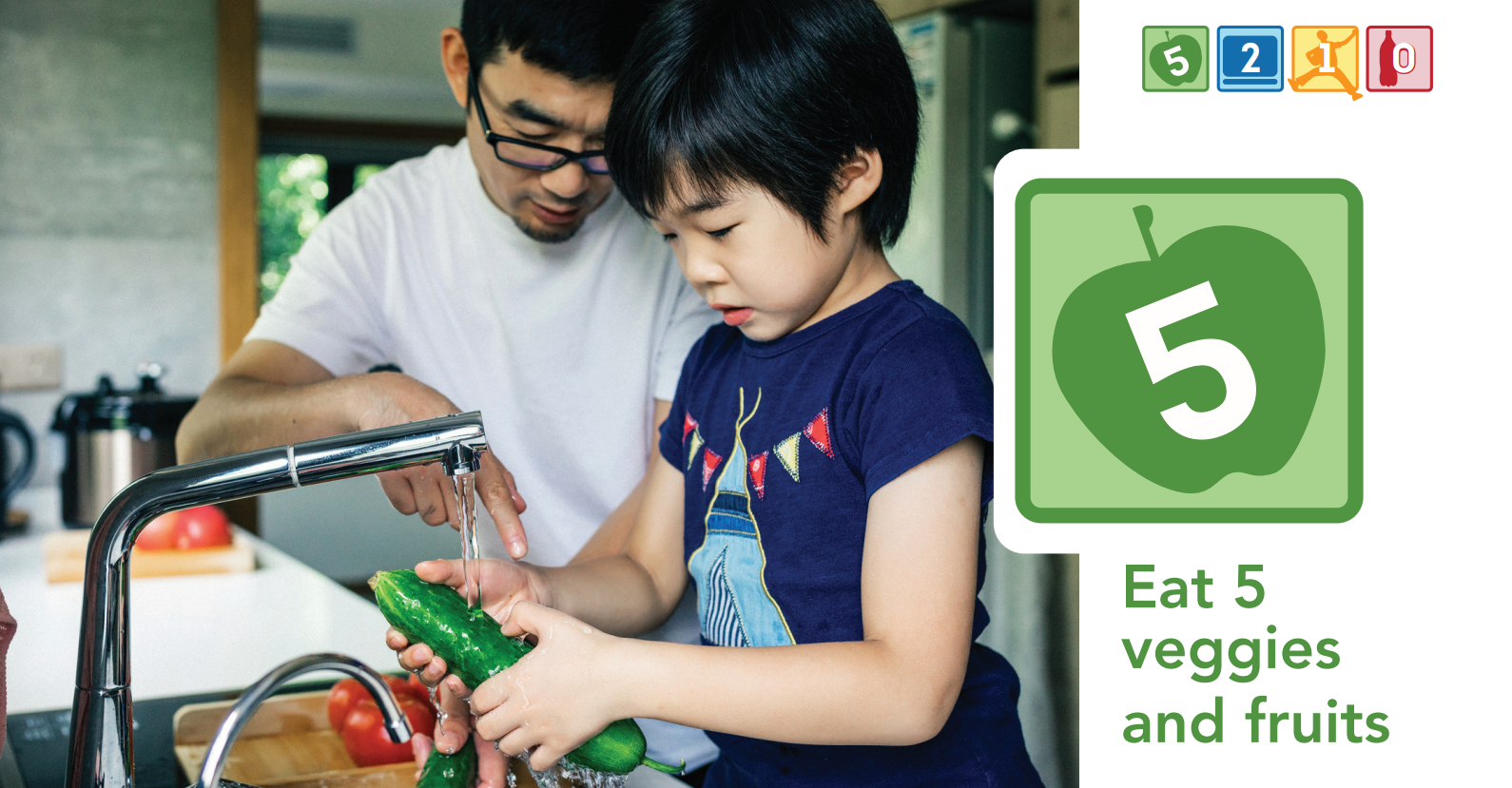 Daily 5-2-1-0: Eat 5 veggies and fruits per day | PeaceHealth Daily 5-2-1-0: Eat 5 veggies and fruits per day | PeaceHealth