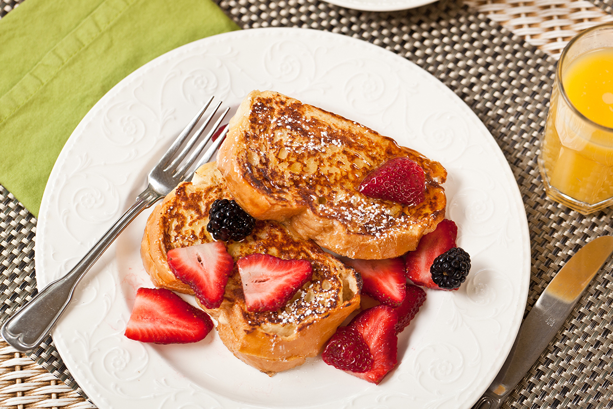 Cinnamon baked French toast