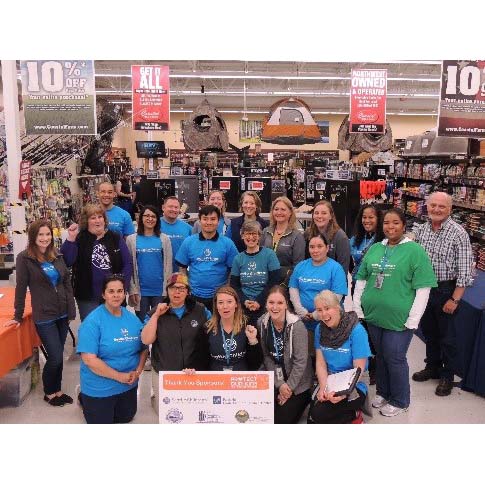 The Keeping Kids Safe group poses for a photo