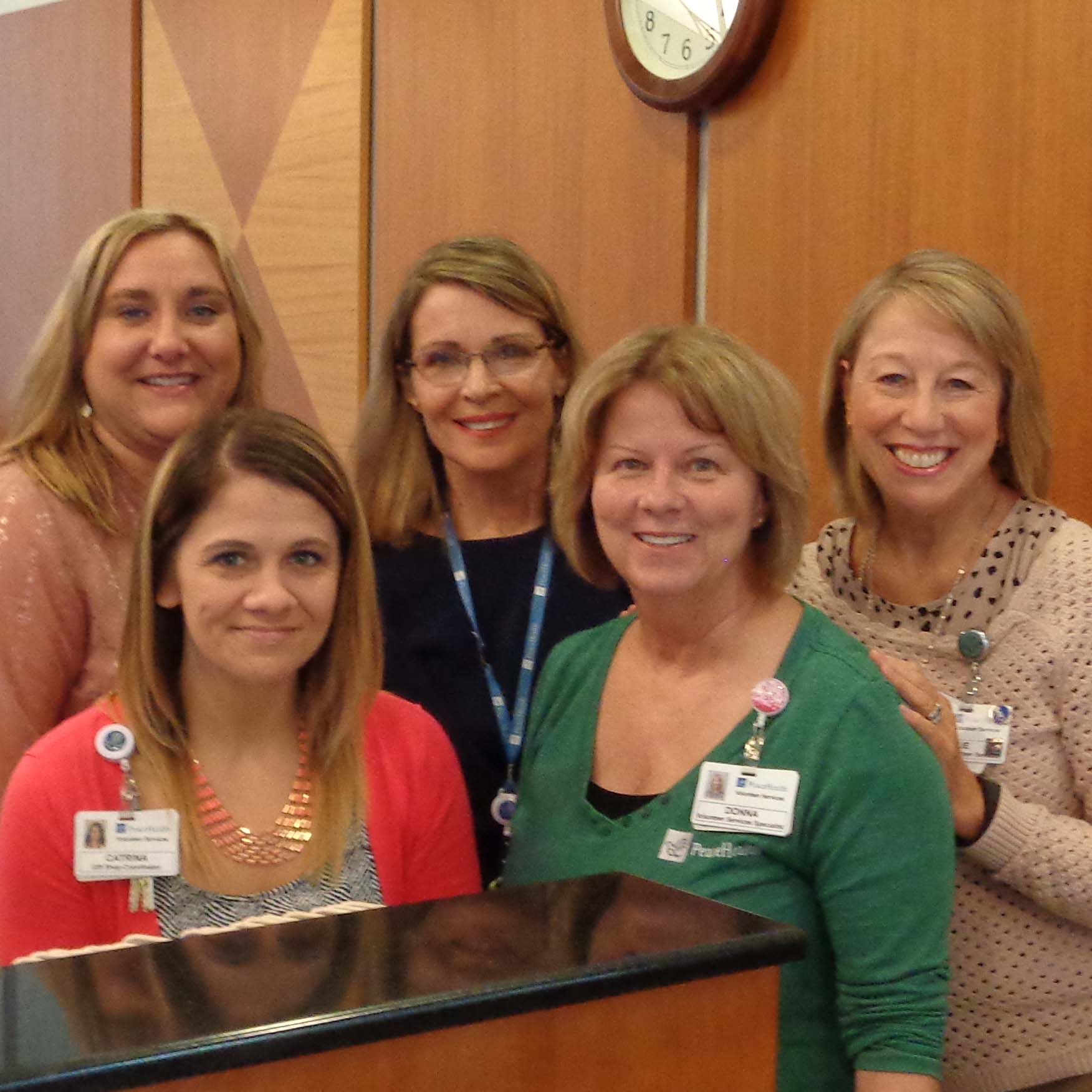 The Longview Concierge Desk Staff team pose for a group photo