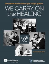 Front cover of the "We Carry On the Healing" book