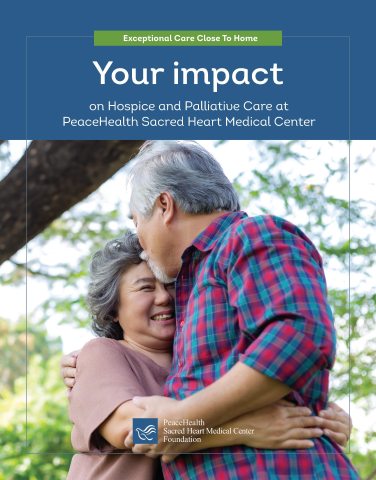 Cover of Sacred Heart Foundation Hospice Impact Report