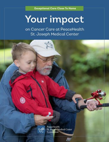 Cover of St. Joseph Foundation Cancer Impact Report