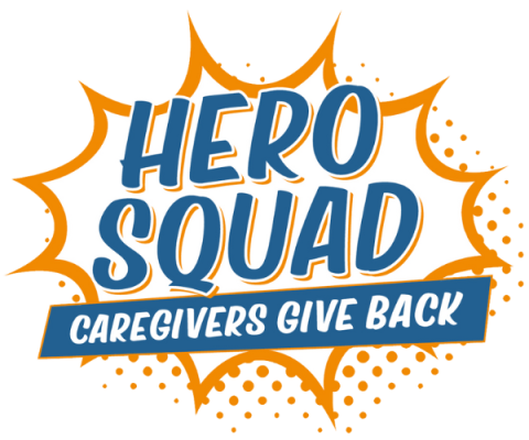 Hero Squad Caregiver Campaign Evergreen Logo