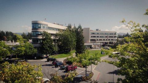Overhead photo of St. Joseph Hospital