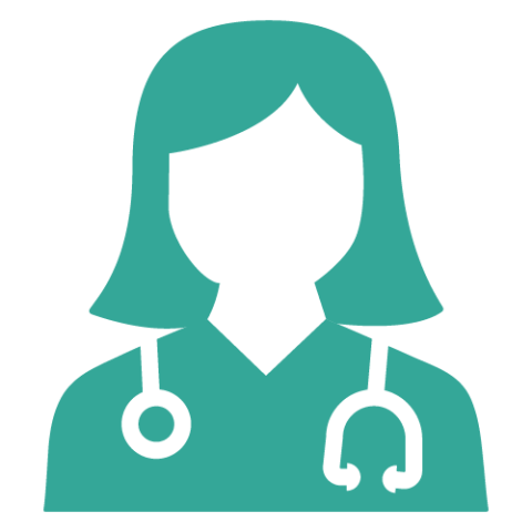 Nurse icon silhouette
