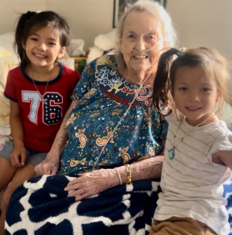 Photo of Vine Tyler with young children