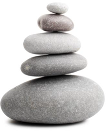 Stacked rocks