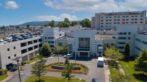 Exterior of PeaceHealth St. John Medical Center