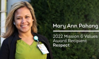 PeaceHealth Mission and Values Award recipient – Mary Ann Pahang
