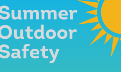 Summer outdoor safety infographic
