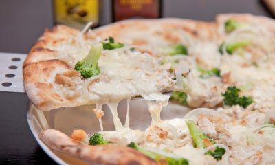 Healthy You: Broccoli White Sauce Pizza
