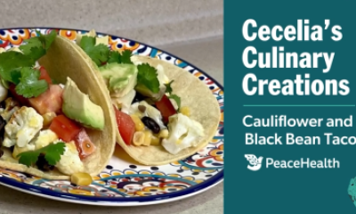 Cauliflower and black bean taco recipe