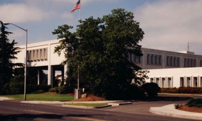 Memorial Hospital building exterior and entrance