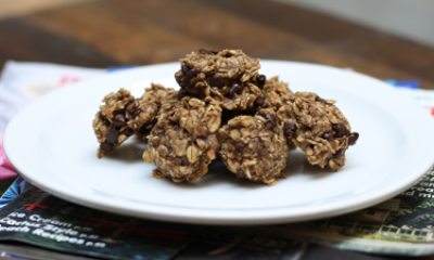 chocolate banana skinny cookies