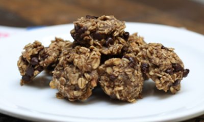 chocolate banana skinny cookies