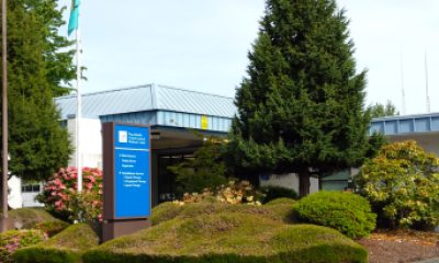 Exterior of PeaceHealth clinic building
