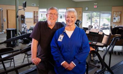 David Hansen and Paula Burnette donate time and treasure to the PeaceHealth hospital in Florence, Oregon