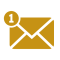 Yellow envelope illustration with a number 1 in the upper left hand corner