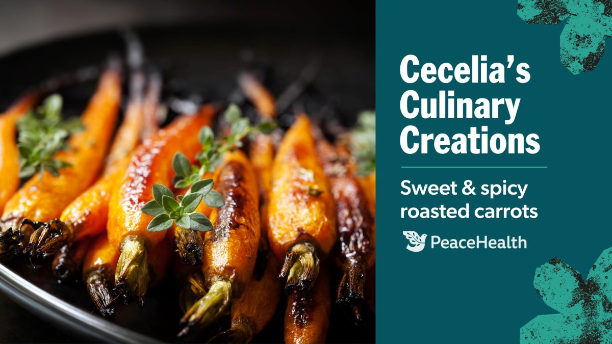 Recipe Sweet and spicy roasted carrots PeaceHealth
