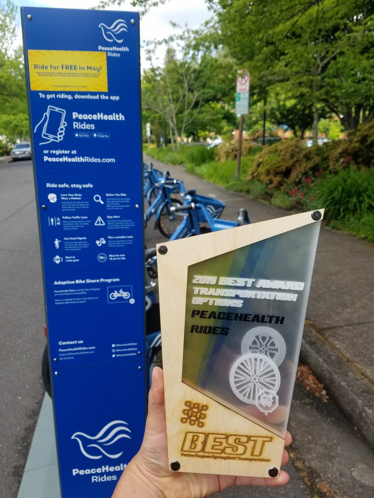 PeaceHealth Rides wins BEST Award for Transportation Options | PeaceHealth