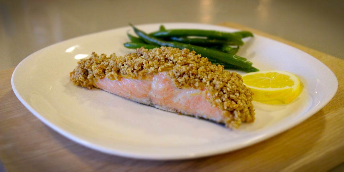 Recipe Walnutcrusted salmon fillet PeaceHealth