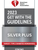 2023 Get with the Guidelines Silver Plus award for Stroke Care