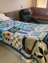 One of the first quilts created by the Kalama Quilters