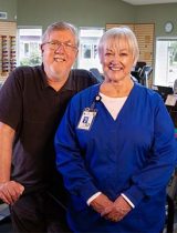 David Hansen and Paula Burnette donate time and treasure to the PeaceHealth hospital in Florence, Oregon