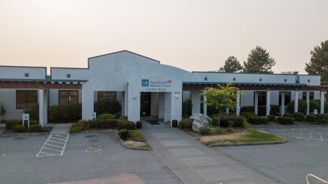 Exterior view of PeaceHealth Cordata South Building in Bellingham, Washington