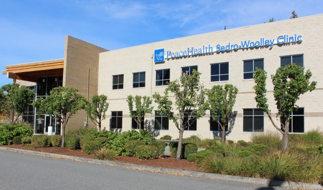 Exterior view of the PeaceHealth Sedro-Woolley Clinic building in Sedro-Woolley, Washington