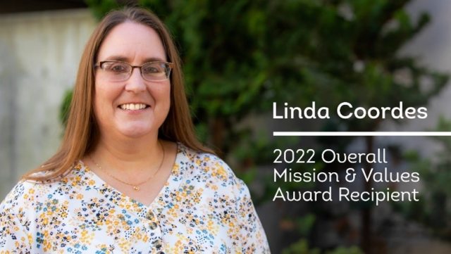 PeaceHealth Mission and Values Award recipient – Linda Coordes