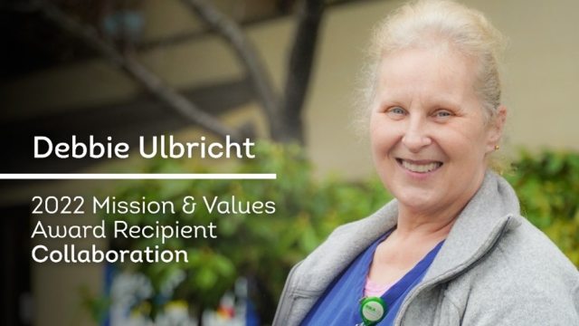 PeaceHealth Mission and Values Award recipient – Debbie Ulbricht