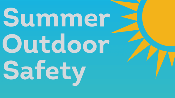 Summer outdoor safety infographic