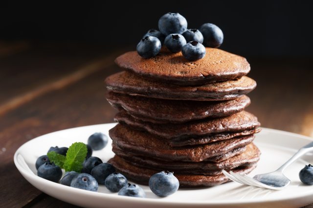 Vegan chocolate pancake recipe