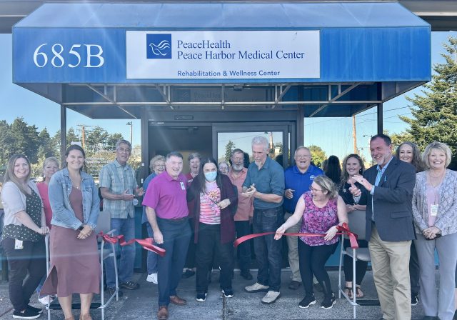 Peace Harbor Rehabilitation and Wellness Center ribbon cutting
