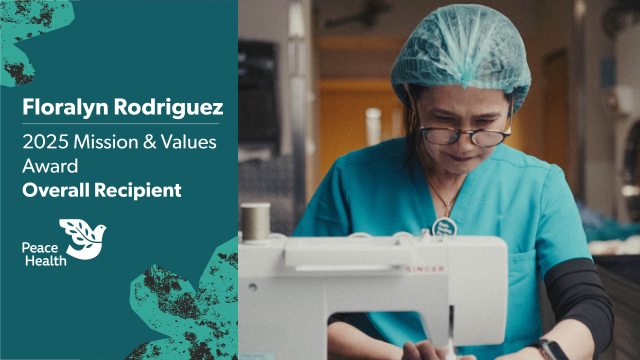 PeaceHealth Mission & Values Award Honoree Floralyn Rodriguez