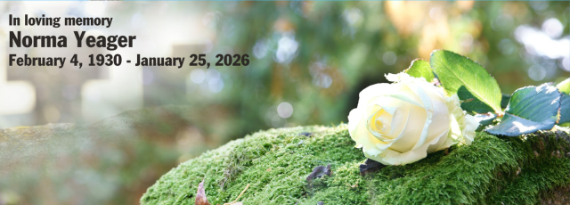 In loving memory of Norma Yeager