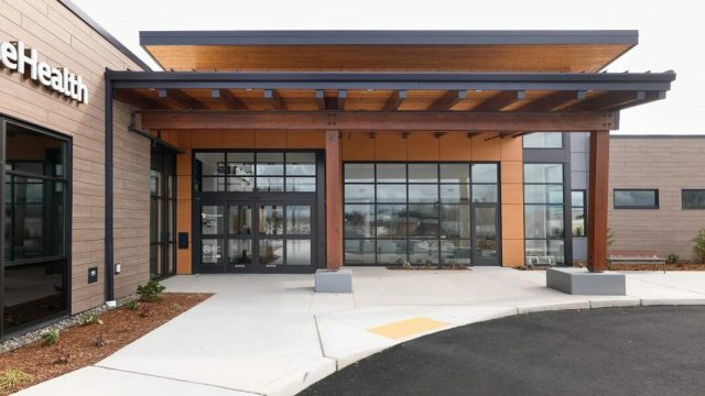 Exterior of Lynden Clinic in Whatcom County