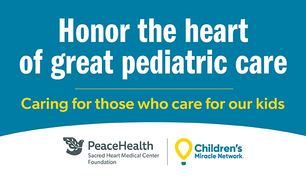 Honor the heart of great pediatric care - caring for those who care for our kids