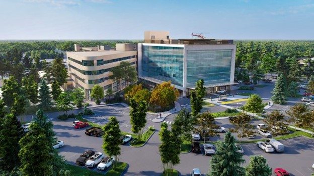 Rendering of the new peter paulsen pavilion