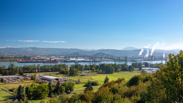 Lewis and Clark Bridge in Longview Washington