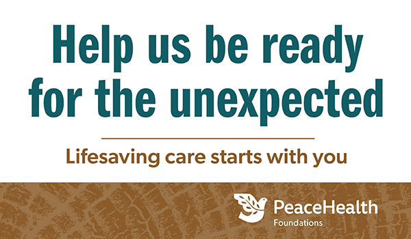 Help us be ready for the unexpected - lifesaving care starts with you