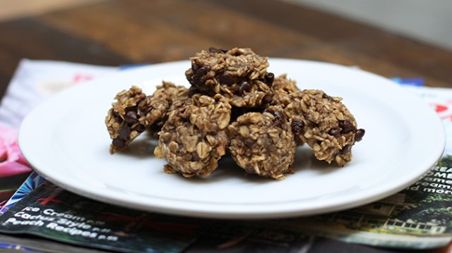 chocolate banana skinny cookies