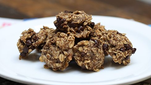 chocolate banana skinny cookies