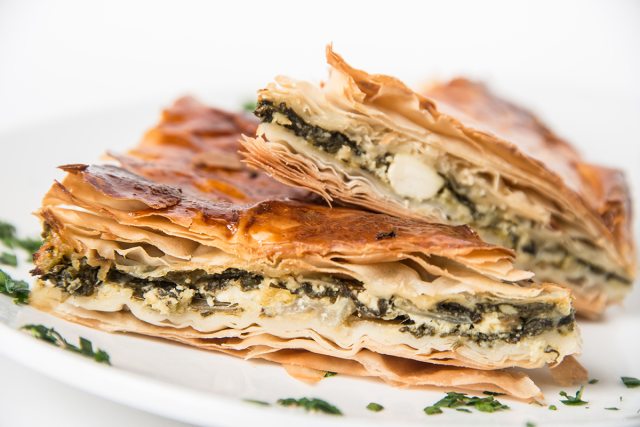 swiss chard and spinach pie