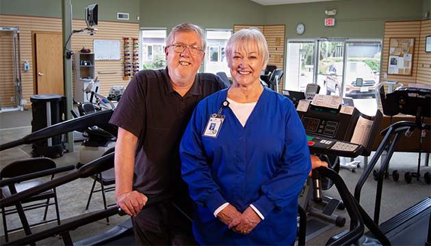 David Hansen and Paula Burnette donate time and treasure to the PeaceHealth hospital in Florence, Oregon